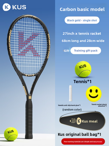 Carbon tennis training equipment