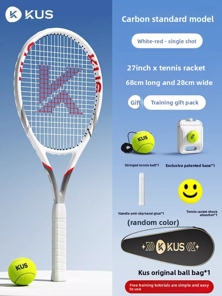 Carbon tennis training equipment