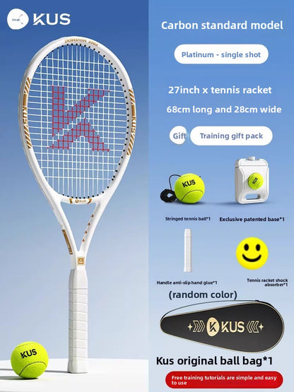 Carbon tennis training equipment