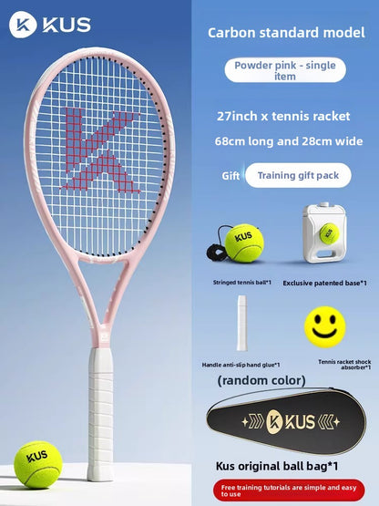 Carbon tennis training equipment