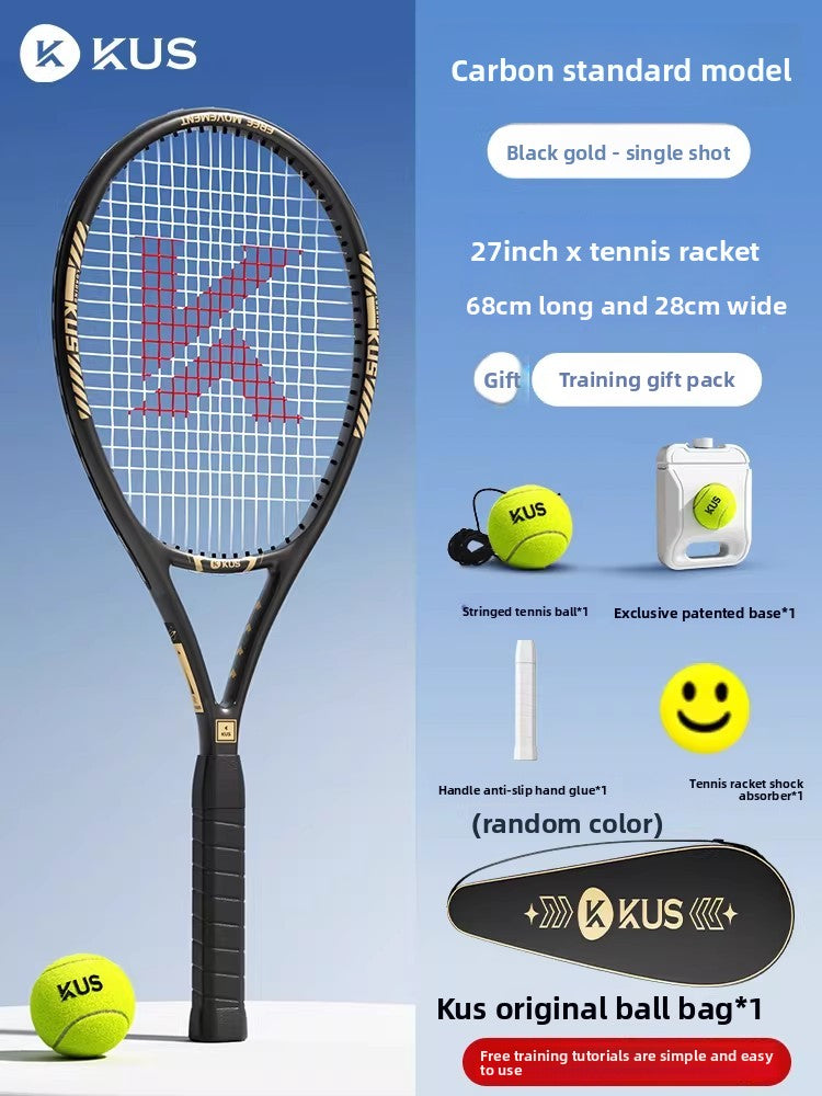 Carbon tennis training equipment