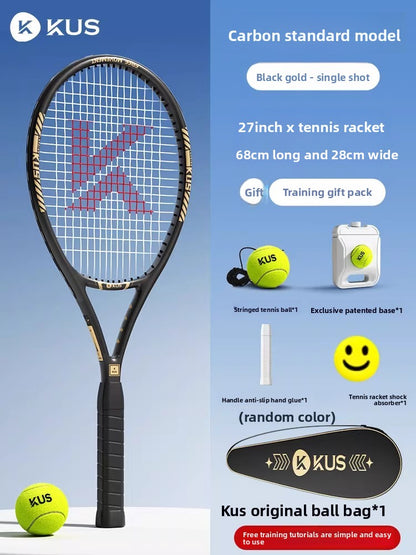 Carbon tennis training equipment