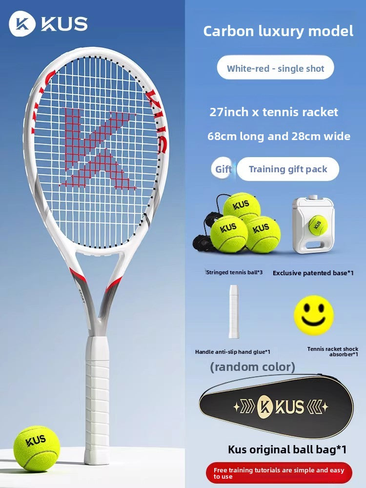 Carbon tennis training equipment
