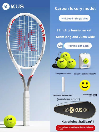 Carbon tennis training equipment