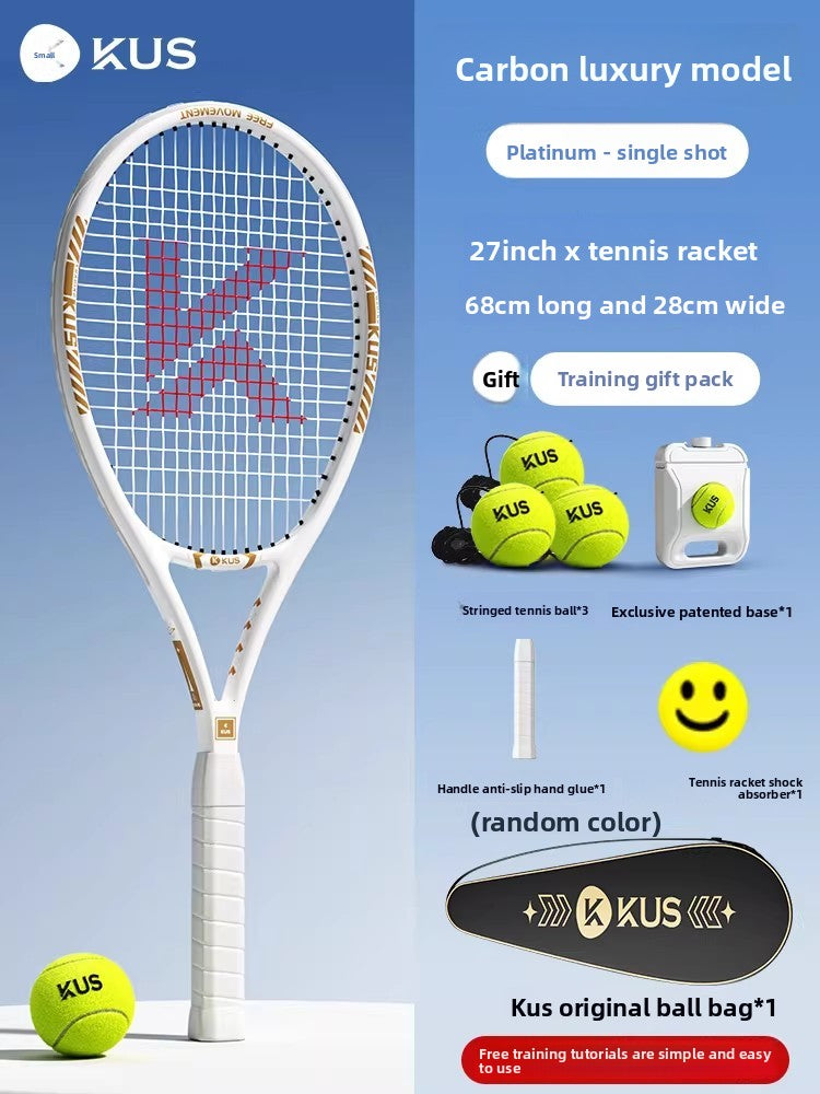 Carbon tennis training equipment