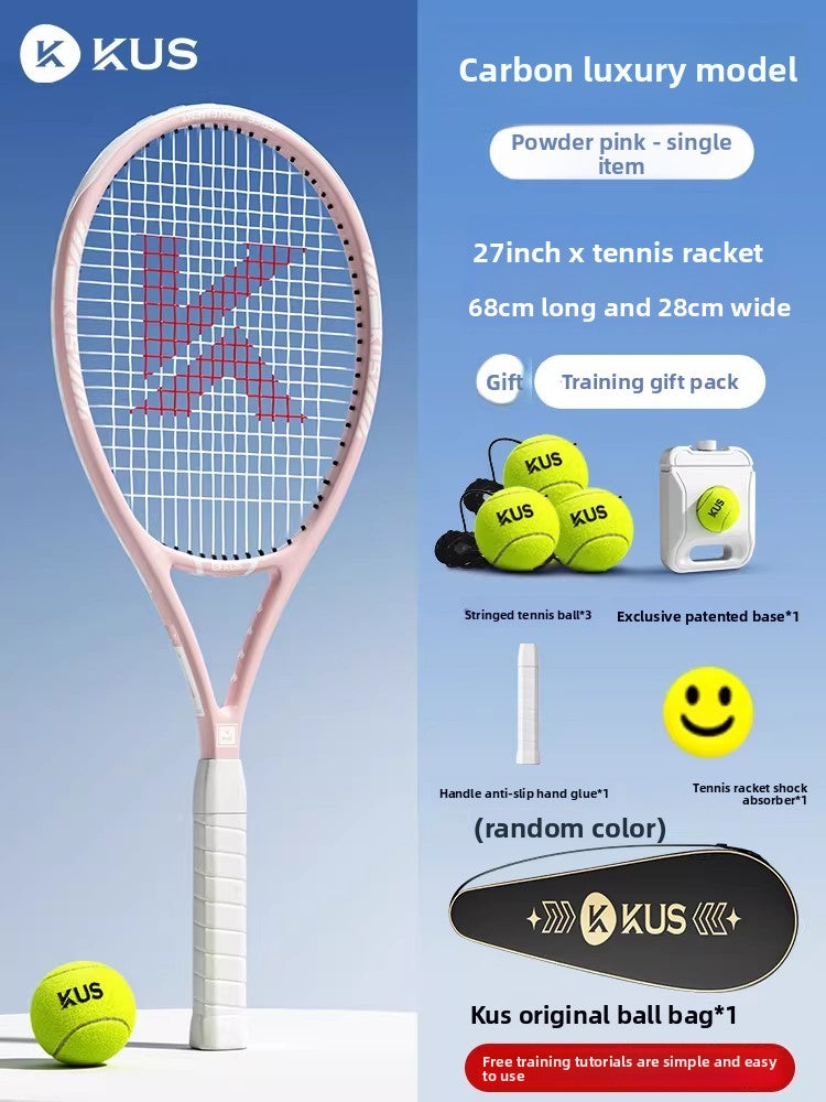 Carbon tennis training equipment