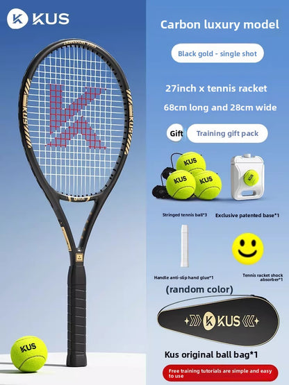 Carbon tennis training equipment