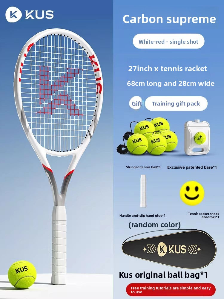 Carbon tennis training equipment