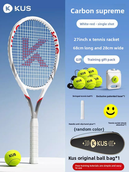 Carbon tennis training equipment