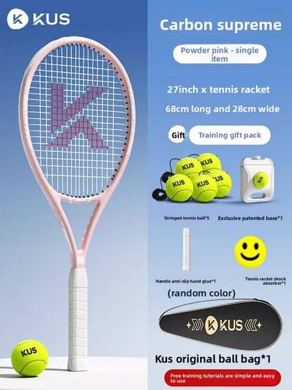 Carbon tennis training equipment