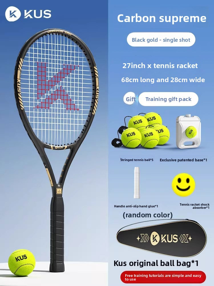 Carbon tennis training equipment