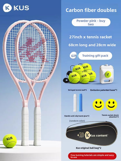 Carbon tennis training equipment