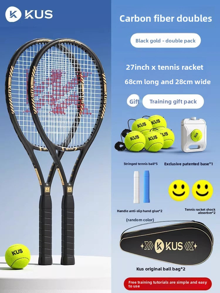 Carbon tennis training equipment