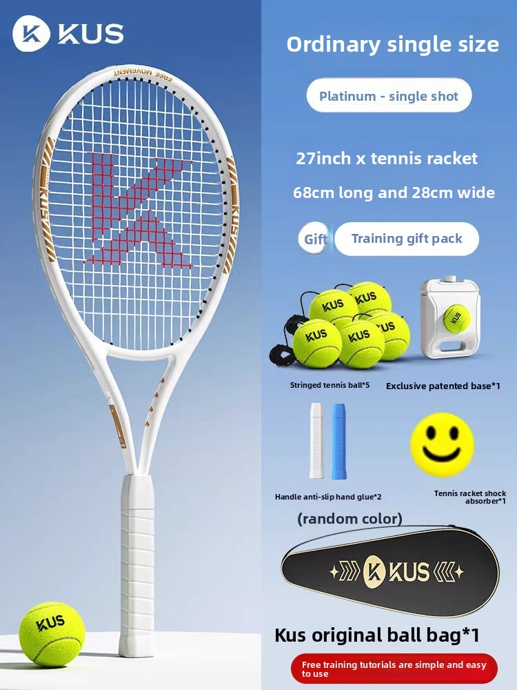 Carbon tennis training equipment