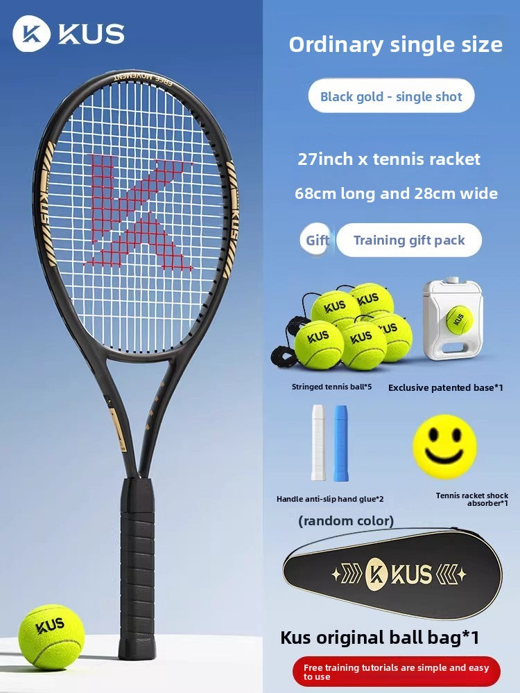 Carbon tennis training equipment