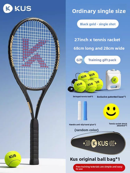 Carbon tennis training equipment