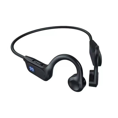 Card-insertion digital-display Bluetooth headphones