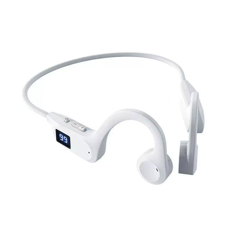 Card-insertion digital-display Bluetooth headphones