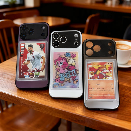 Card-insertion Display Creative Drop-Proof Phone Case