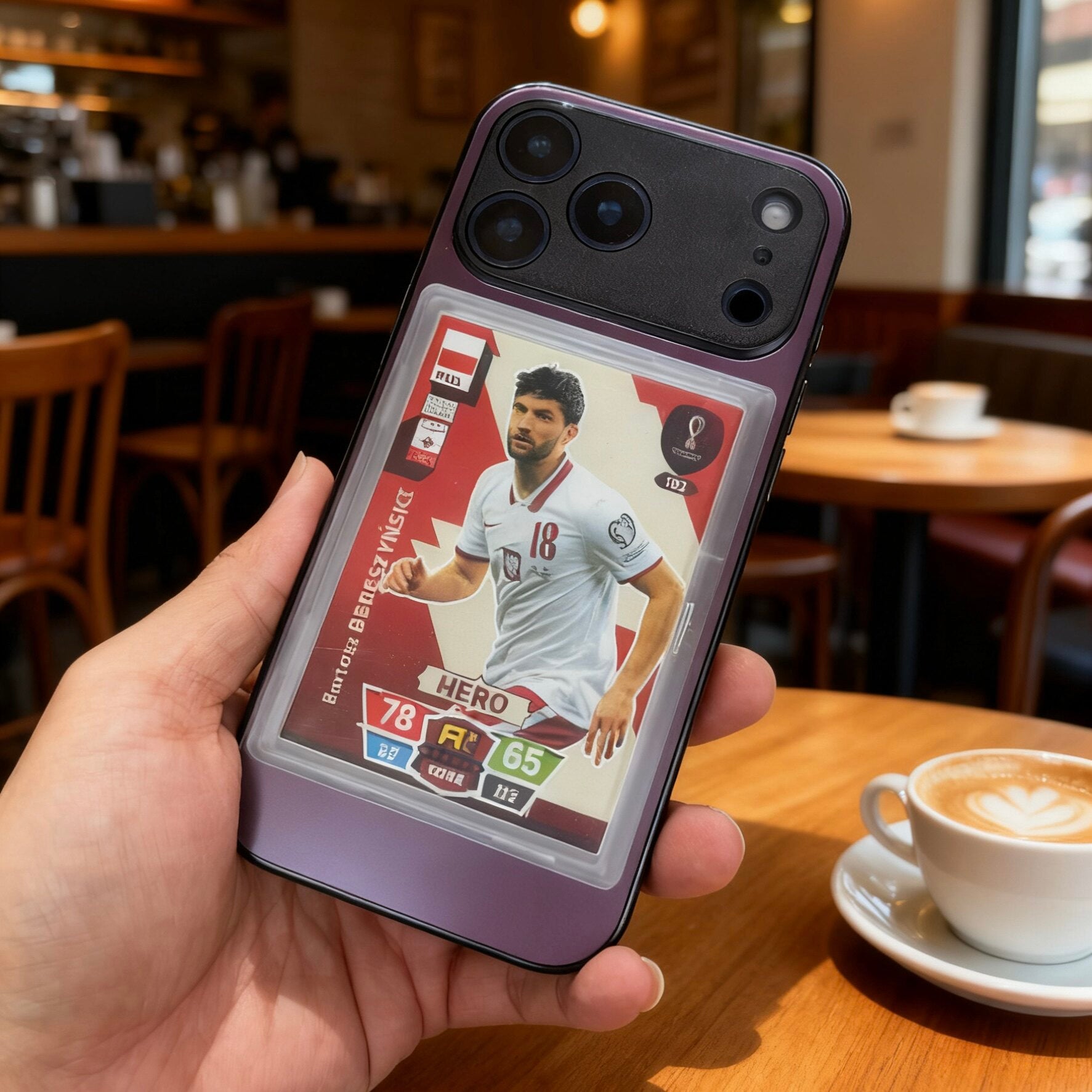 Card-insertion Display Creative Drop-Proof Phone Case