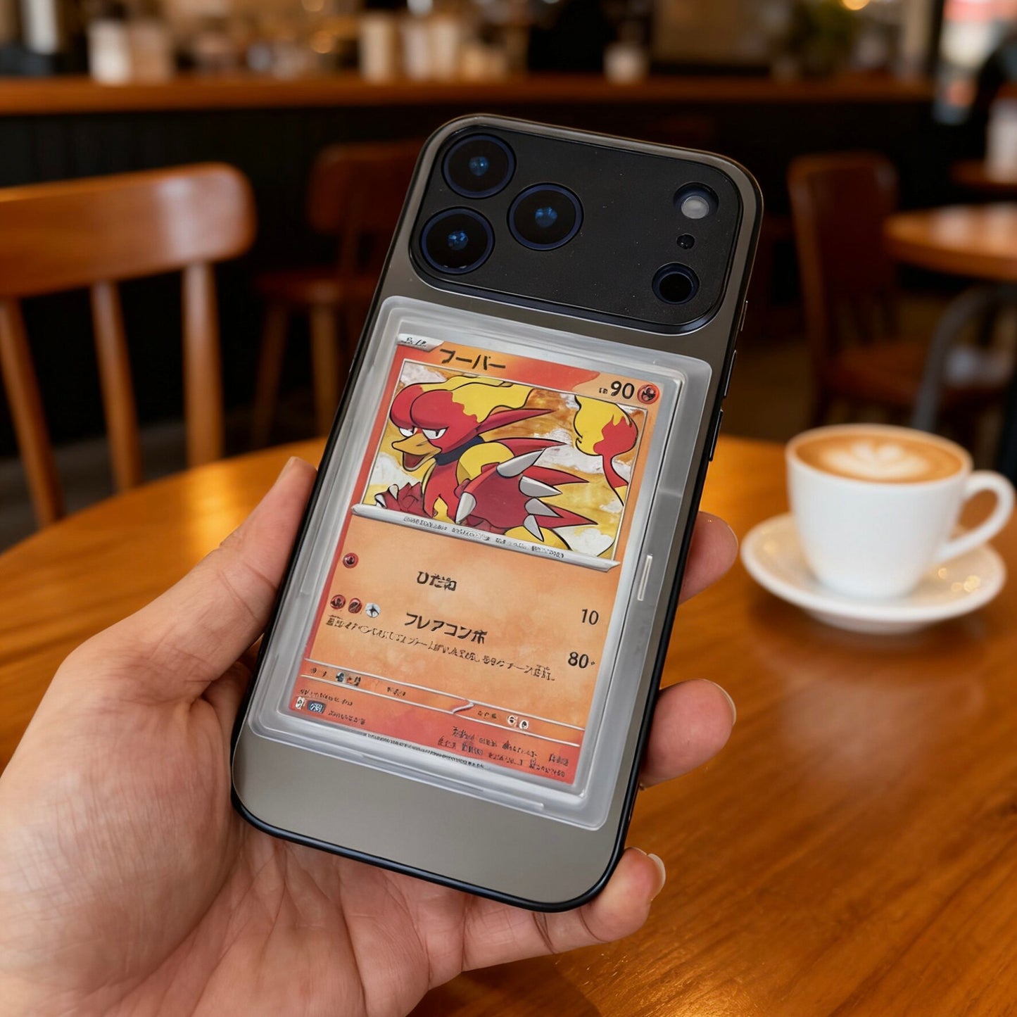 Card-insertion Display Creative Drop-Proof Phone Case