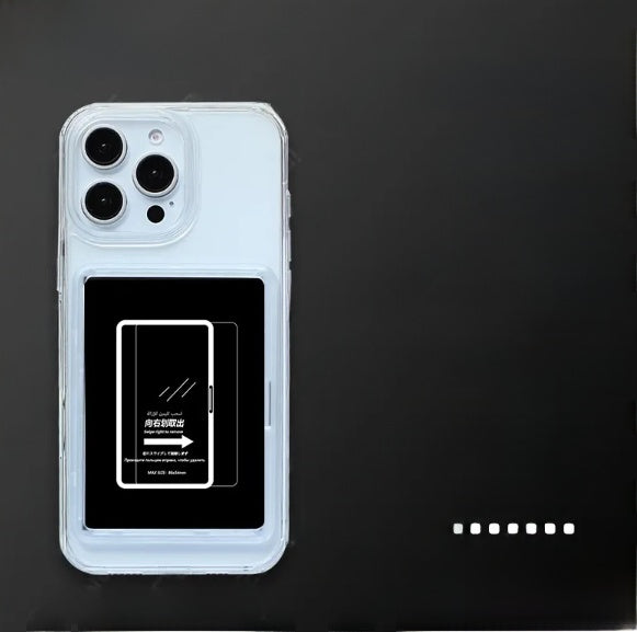 Card Phone Case for Samsung Galaxy Transparent Anti-Drop