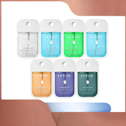 Card-shaped scented no-rinse hand sanitizer