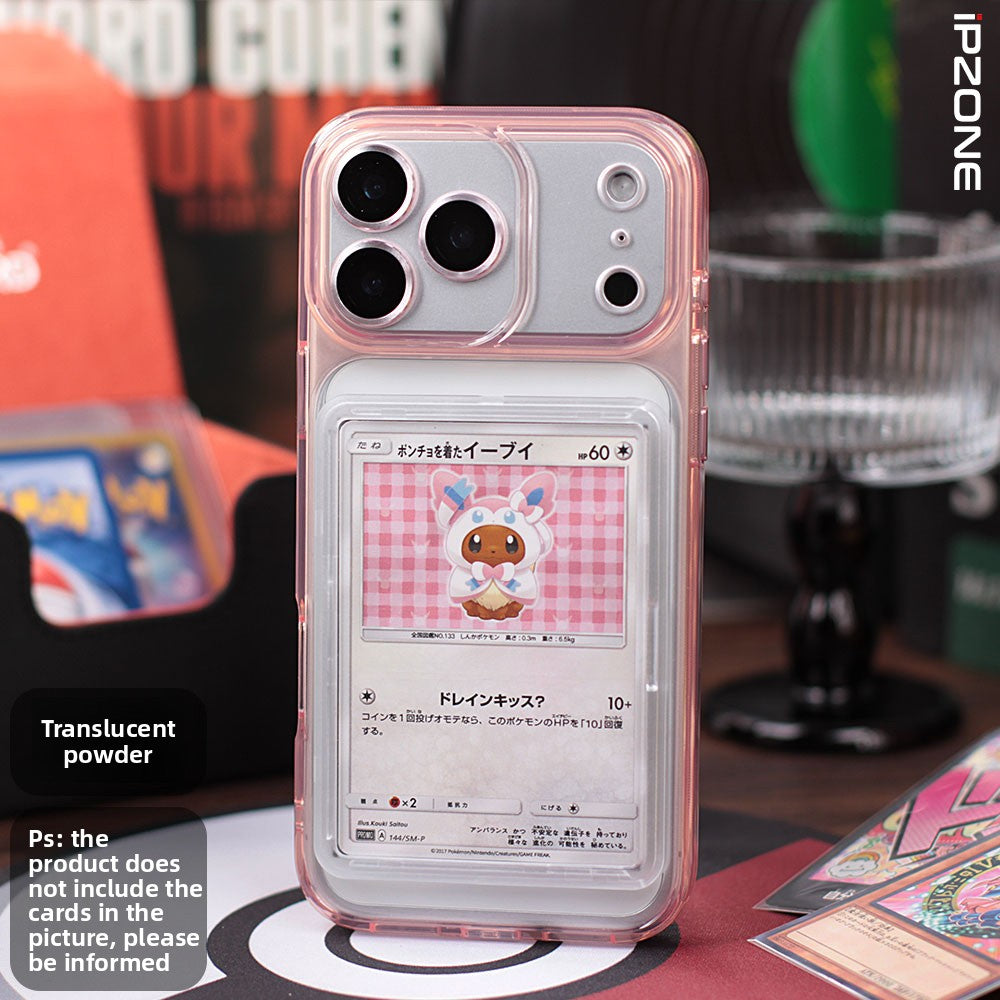 Card-slot phone case with full coverage and drop protection