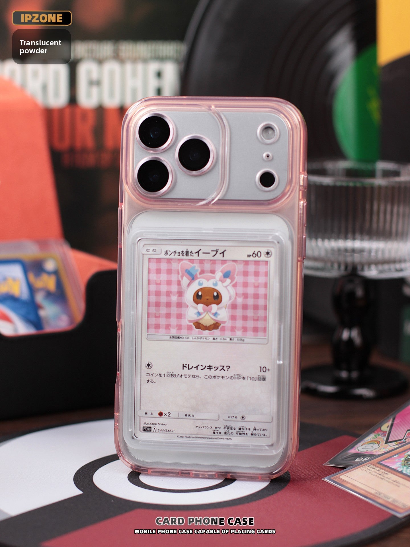 Card-slot phone case with full coverage and drop protection