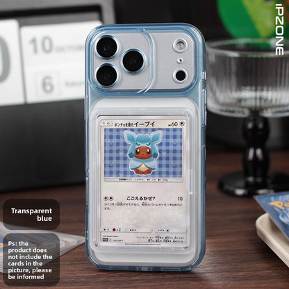 Card-slot phone case with full coverage and drop protection