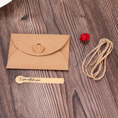 Card with Dried Flowers