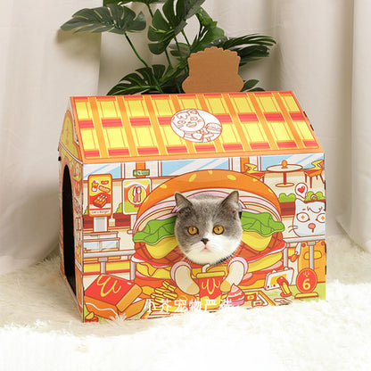 Cardboard Cat Bed