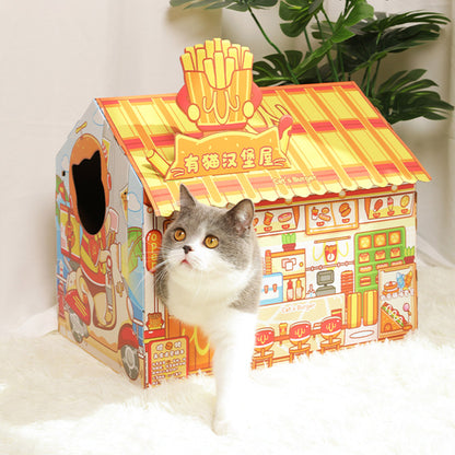 Cardboard Cat Bed