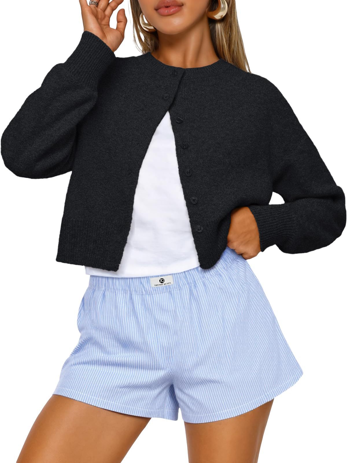 Cardigan Knit Sweater