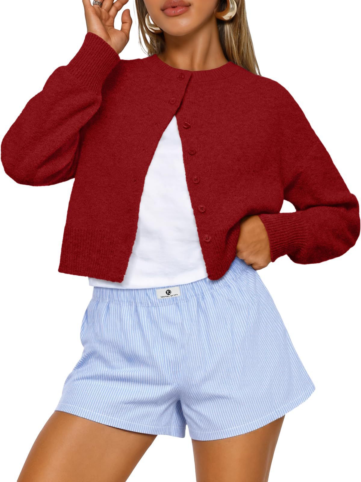 Cardigan Knit Sweater