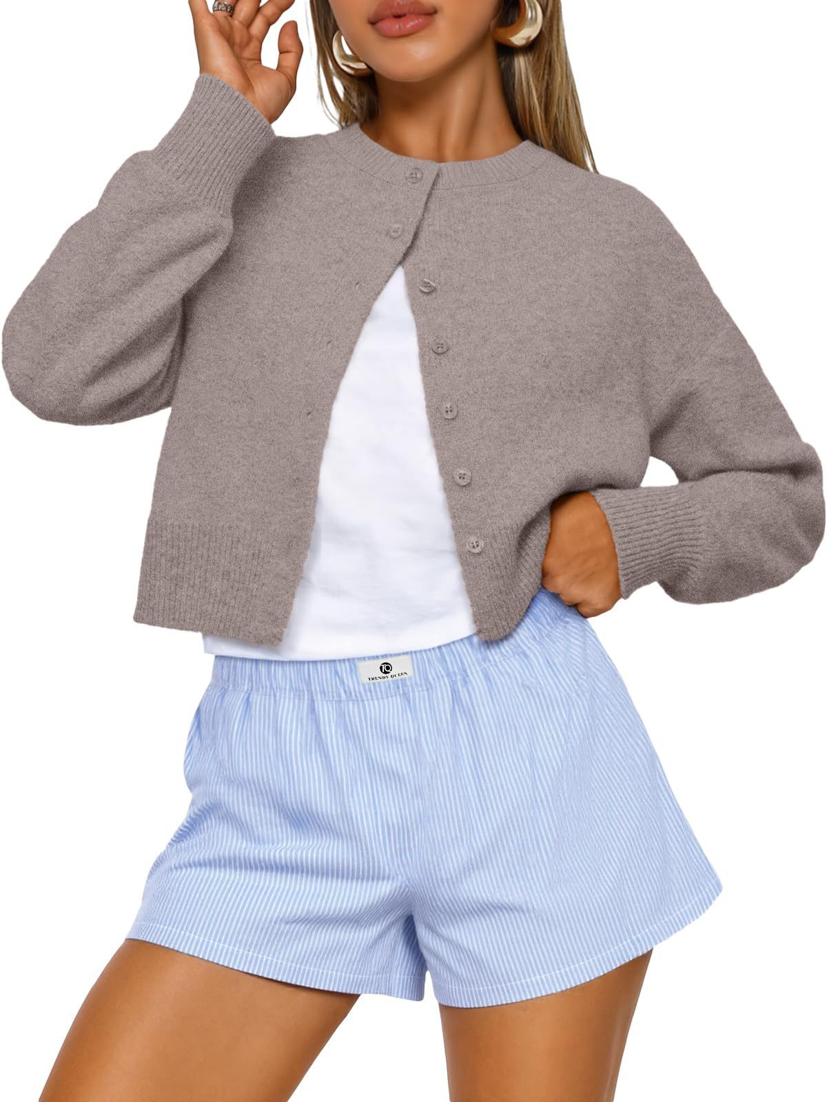 Cardigan Knit Sweater