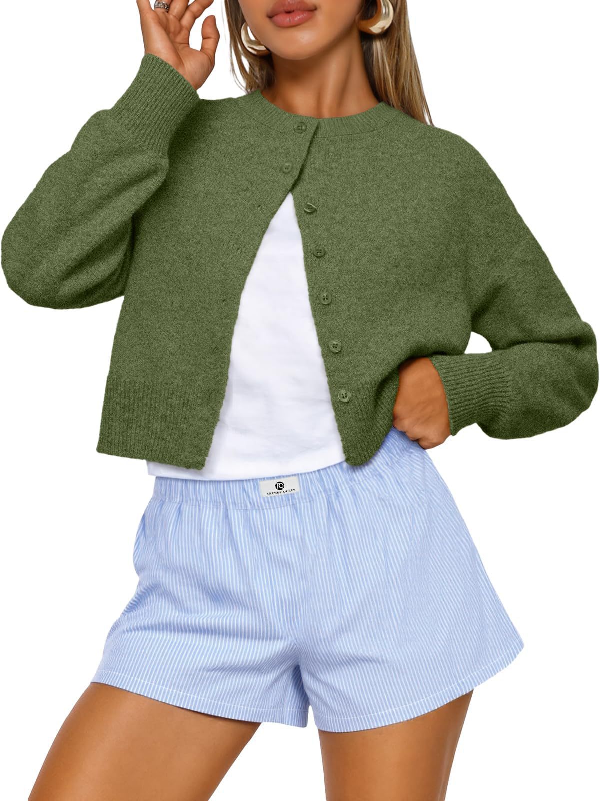 Cardigan Knit Sweater