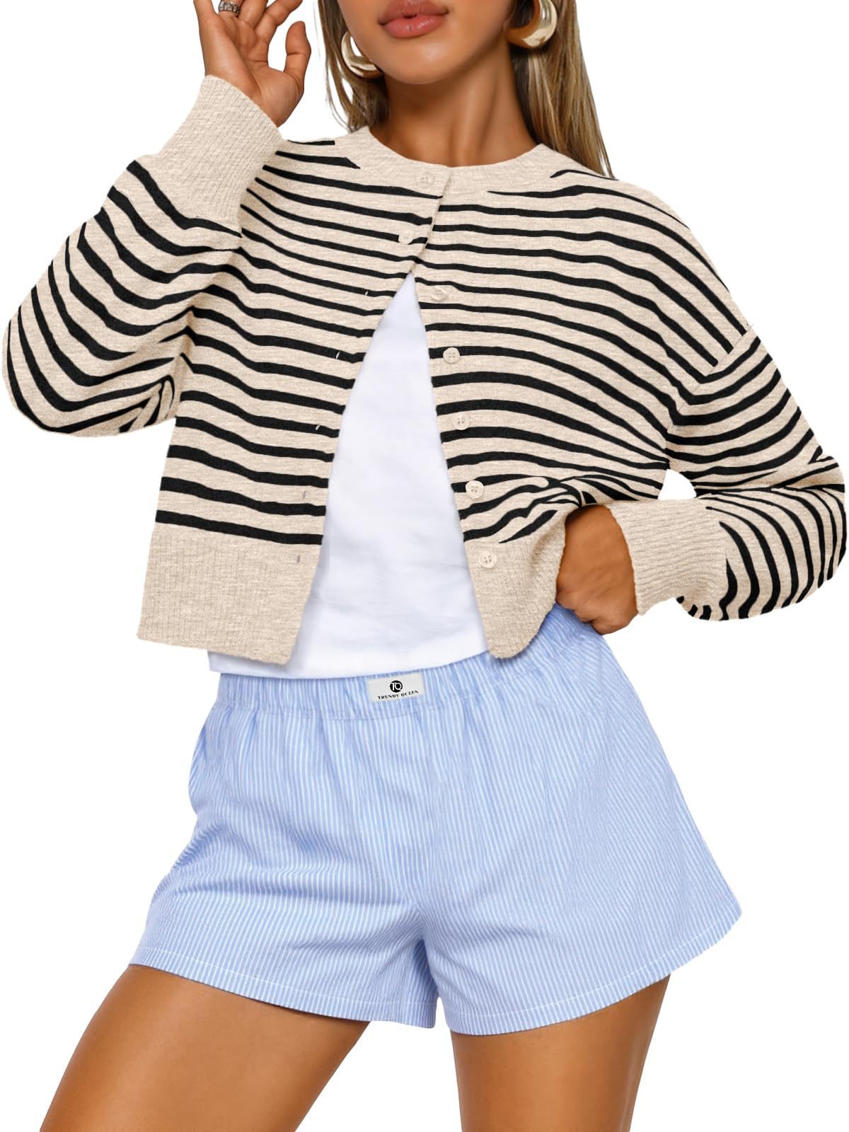 Cardigan Knit Sweater