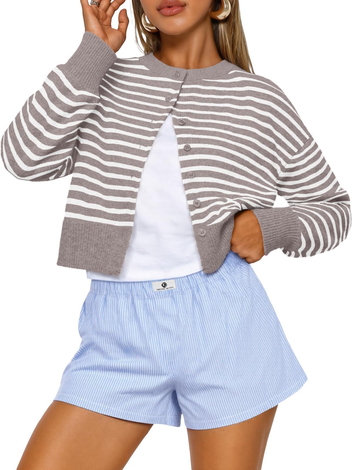 Cardigan Knit Sweater