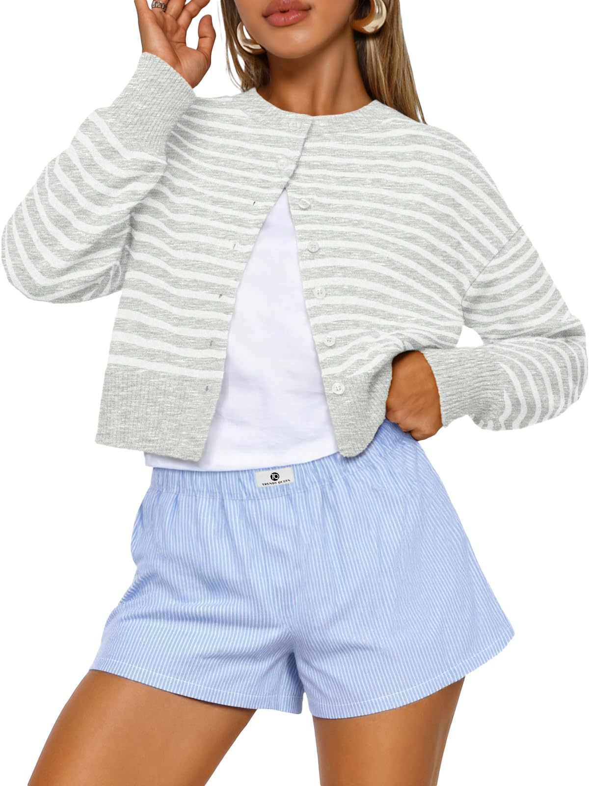 Cardigan Knit Sweater