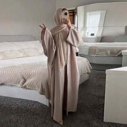 Cardigan long robe dress
