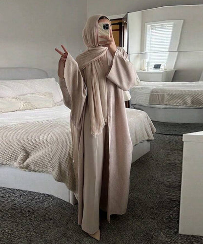 Cardigan long robe dress