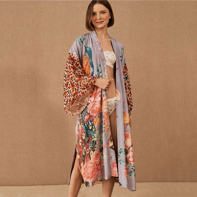 Cardigan Loose Sunscreen Bikini Blouse