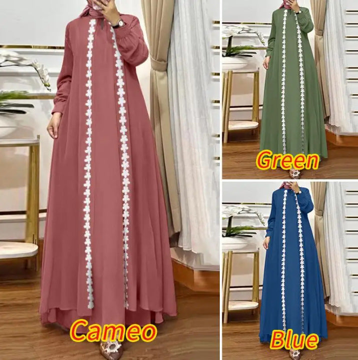 Cardigan robe dress