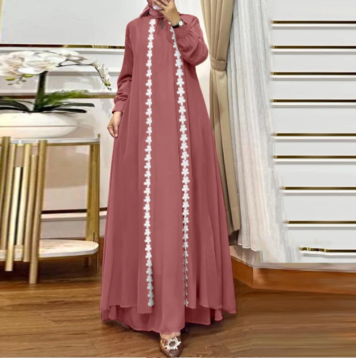 Cardigan robe dress