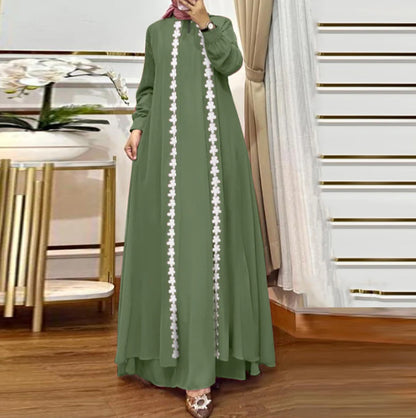 Cardigan robe dress