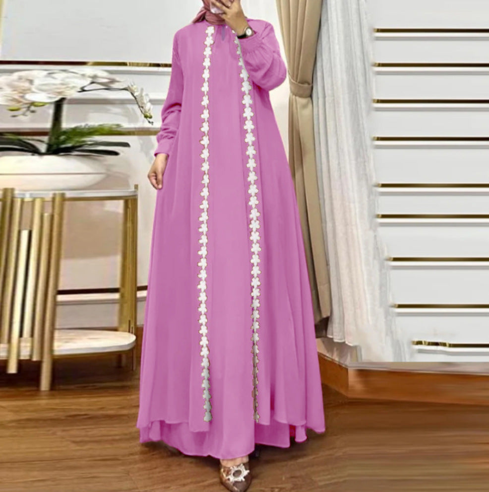 Cardigan robe dress