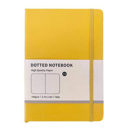 Caron-colored strappy notebook