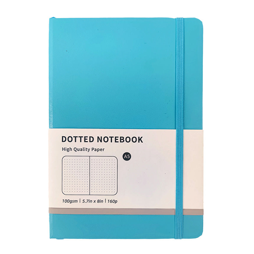Caron-colored strappy notebook