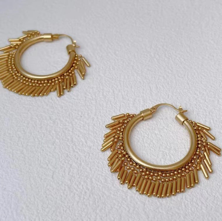 Carrie's dynamic tassel earrings